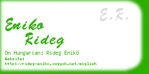 eniko rideg business card